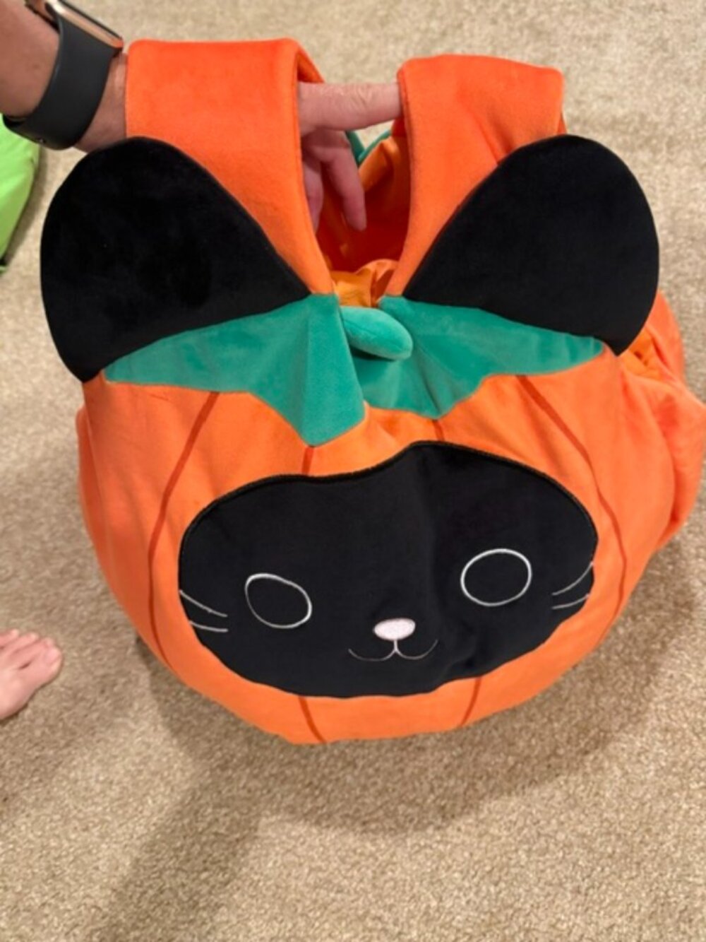NEW Youth Squishmallow Halloween Costume Calio the Cat